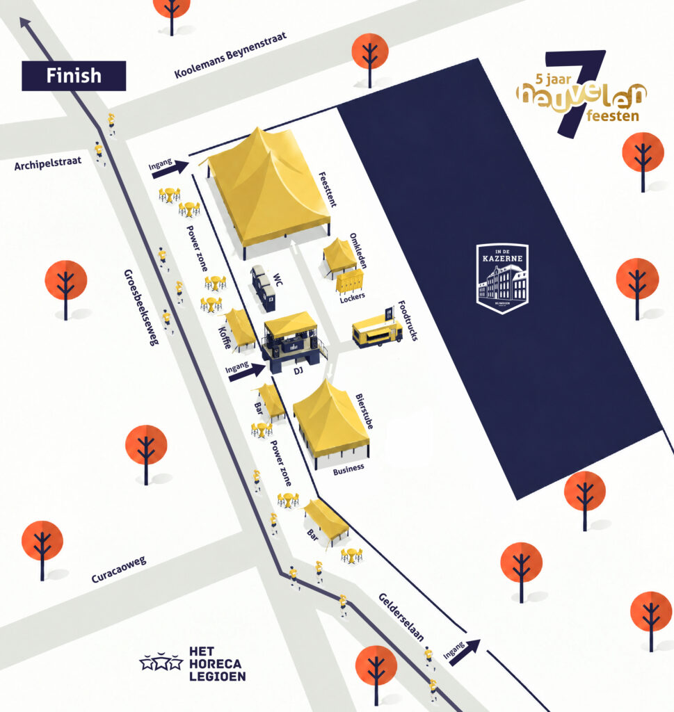 Plattegrond terrein 7Heuvelenfeesten
